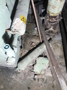 asbestos thermal pipe insulation