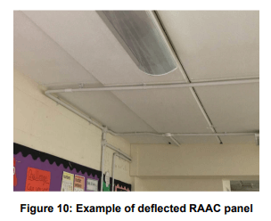 RAAC panel schools ceiling asbestos crisis